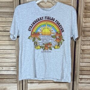 Lennon T-Shirt with Strawberry Fields Forever Design Size M